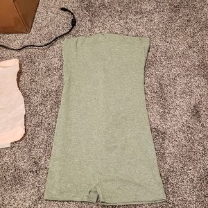 Fashion Nova Buenos Aires Romper Grey